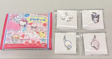 산리오 더블 참 구미 시나모롤 쿠로미