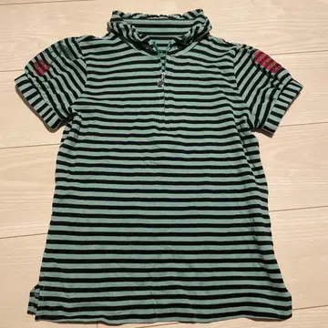 보더 상의 프릴 민트 그린 천사