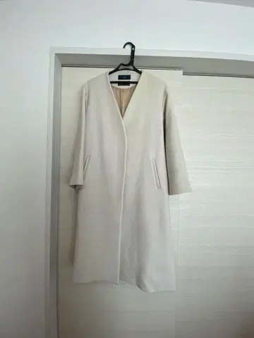 [ SHIPS ] 베이지 노카라 롱 코트