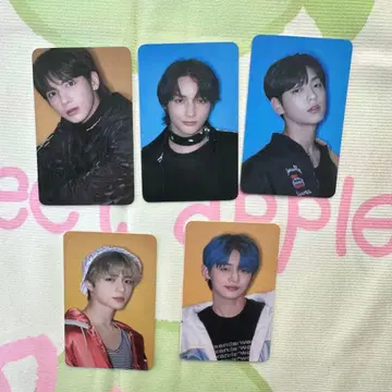 일본 TXT weply 한정판 MAGIC HOUR 트레이딩 카드 5장