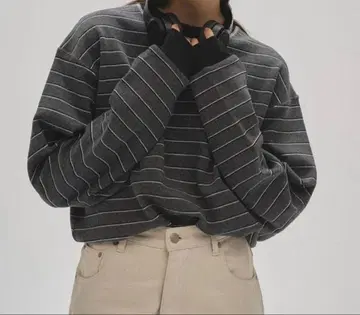 [택 포함 새상품] Border Long T-shirts TODAYFUL