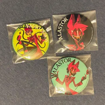 ALASTOR 캔뱃지 3종 세트