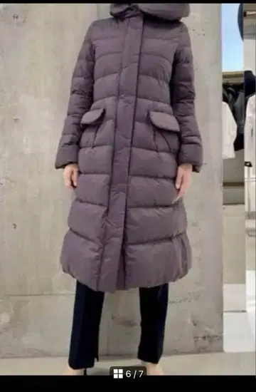 유니클로 다운 자켓 롱 코트