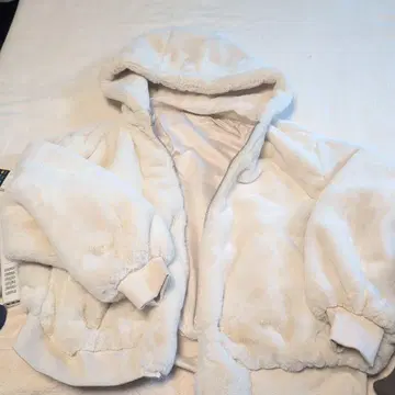 ZARA 리버서블 코트 블루종 보아 후드 부착 M 사이즈