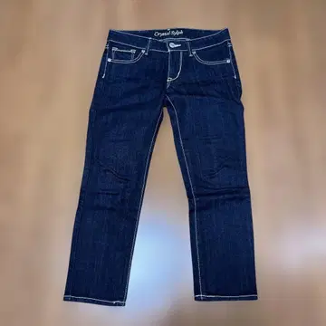 Crystal Sylph 스키니 데님 다크 블루