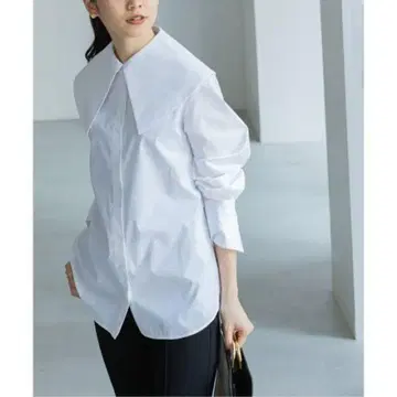 [ 새상품급 ] NOBLE 빅 칼라 셔츠 블라우스