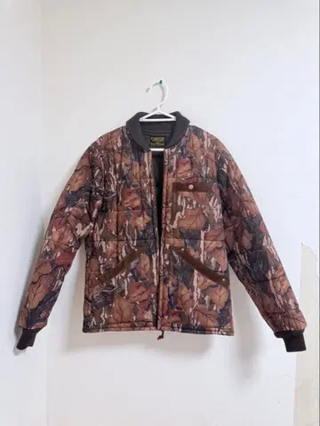 카모플라쥬 퀼팅 자켓