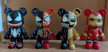 22cm 규사 베어 아트 4체 세트 유체 아트 드리핑 아트