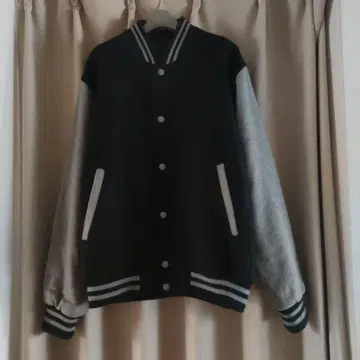 [빈티지] 울 바시티 자켓 블랙 일본제 쇼와 80s 90s