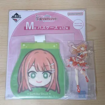 학원 아이돌 마스터 시운 나츠카 패스 케이스 아크릴 스탠드 세트