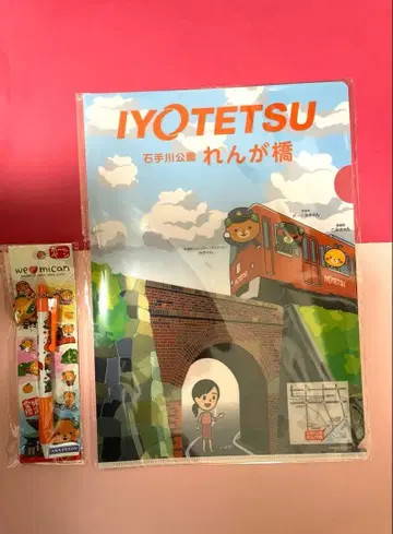 미사용 새상품 지역 한정 에히메 미쟝 볼펜 클리어 파일