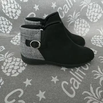 Pansy 미끄럼 방지 방수 보온 부츠 블랙/그레이