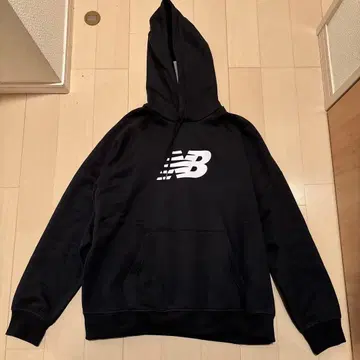 새상품 [ New balance ] 뉴발란스 속기모 후드티 블랙 L