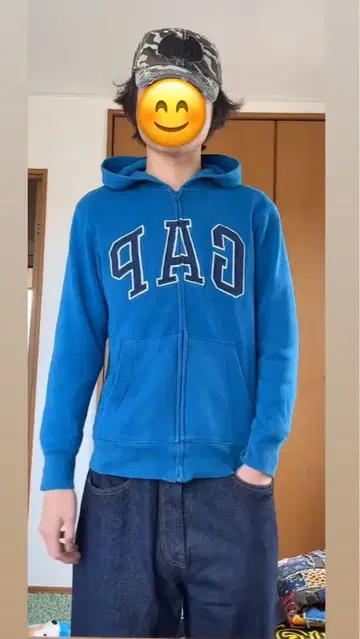 GAP 지퍼 후드티