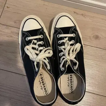 CONVERSE ALL STAR 블랙 스니커즈 척테일러