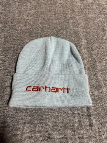 carhartt 라이트 블루 니트 모자