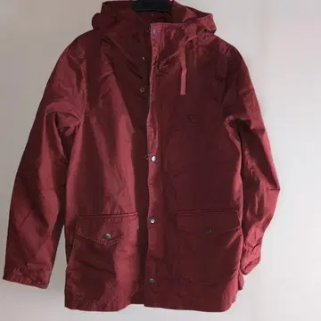 BROWNY 후드 부착 빨간색 마운틴 후드티