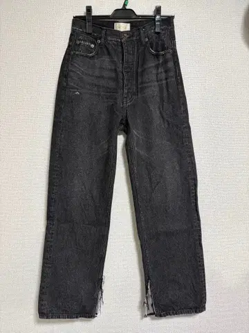 Sea Room lynn 블랙 스트레이트 데님 24인치