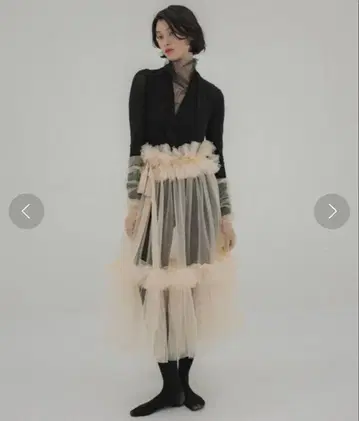 VIVIANO STUDIOUS 별주 3WAY 레이어드 샤샤 스커트