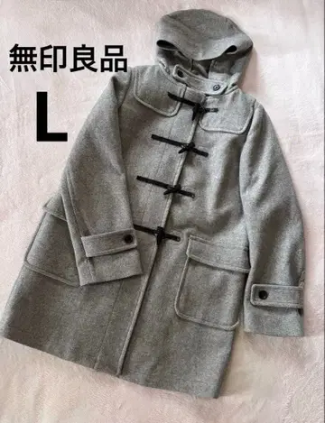 MUJI 새상품급 더플 코트 L 사이즈 울 70%