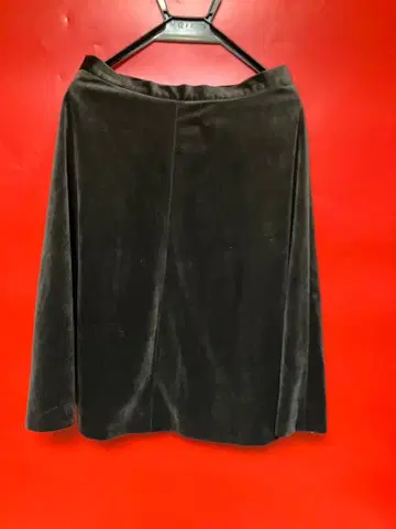 Cera 다크 브라운 벨벳 스커트