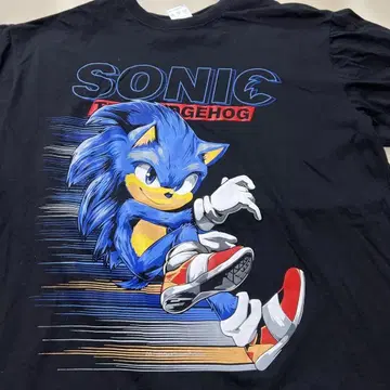 소닉 SONIC T셔츠 XXL 사이즈 브레이크