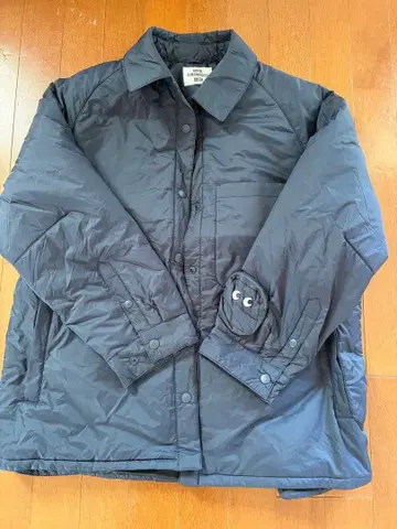 UNIQLO 안야 힌드마치 콜라보 퍼프 테크 자켓 네이비 XL