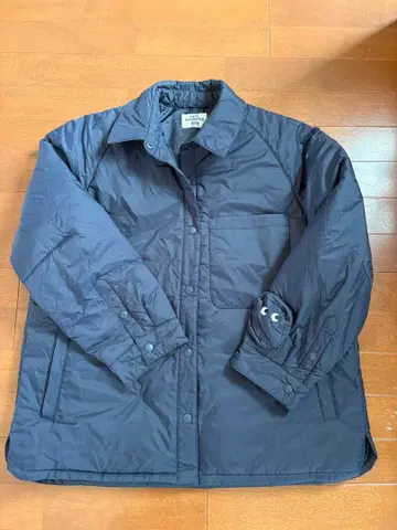 UNIQLO 안야 힌드마치 콜라보 퍼프 테크 자켓 네이비 XL