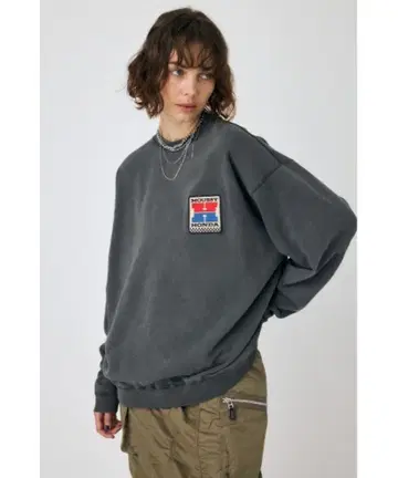 MOUSSY HONDA 크롭 풀오버