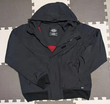 [레어] 디키즈 나일론 액티브 자켓 짧은 기장 체크 안감