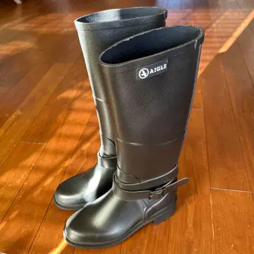 AIGLE 블랙 장화