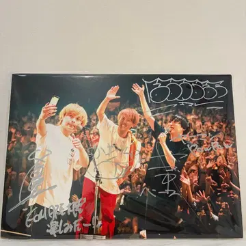 FOMARE 친필 사인 보드 A4 사이즈 타워 레코드