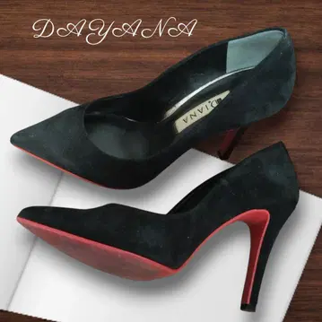 DIANA 블랙 하이힐 스틸레토