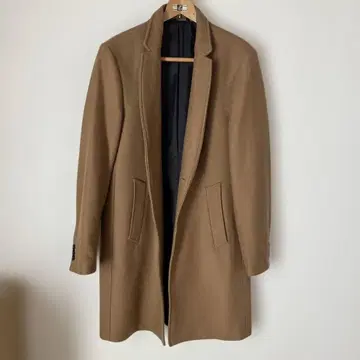 ZARA MAN 베이지 체스터 코트