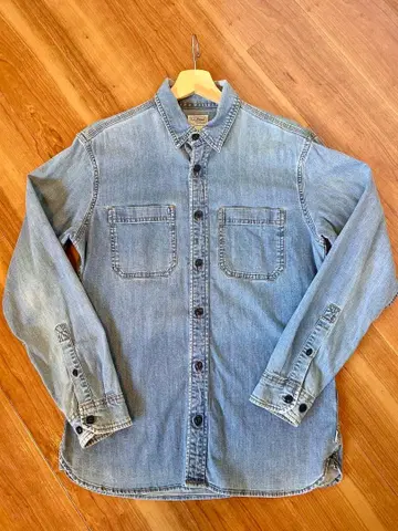 L.L.Bean 남성용 비플렉스 데님 셔츠 S 사이즈