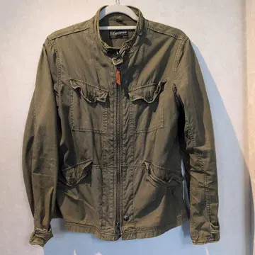 빔스 빈티지풍 밀리터리 자켓 M 올리브