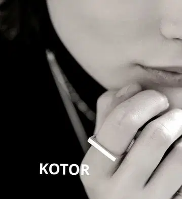 Silver925 플랫탑 링 KOTORDROP