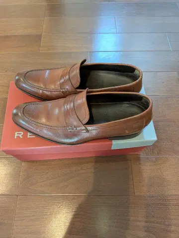 BOSS 브라운 가죽 비즈니스 슈즈