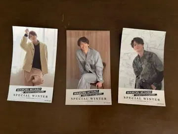 미야노 마모루 오리지널 스티커 3개 세트