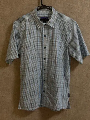 patagonia 파타고니아 반팔 셔츠 체크 축구 원단