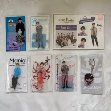 Snow Man 아크릴 스탠드 스노우 후카사와 타츠야 세트