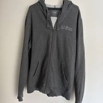 L.L.Bean 100 Years 그레이 집업 후드티 XL