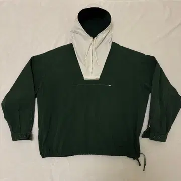 90s J.CREW 투톤 아노락 후드티 자이언트 택