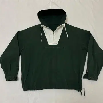 90s J.CREW 투톤 아노락 후드티 자이언트 택