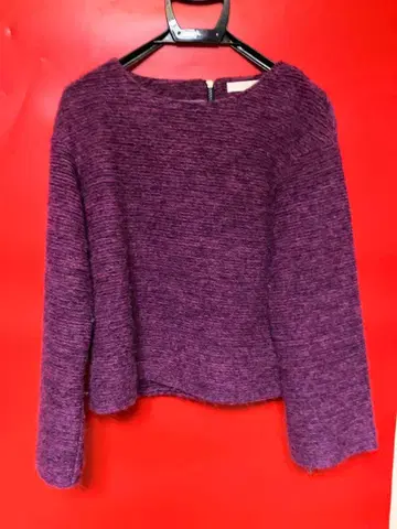 Cara 보라색 긴팔 니트