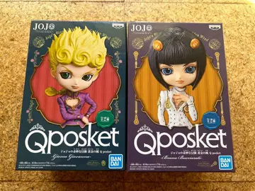 Qposket 죠죠의 기묘한 모험 황금의 바람 피규어 2체 세트