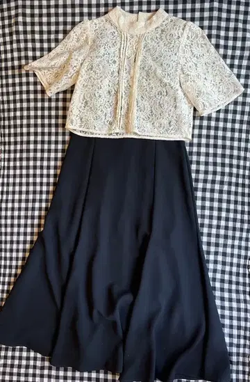 볼레로 포함 롱 드레스 세트 파티 결혼식