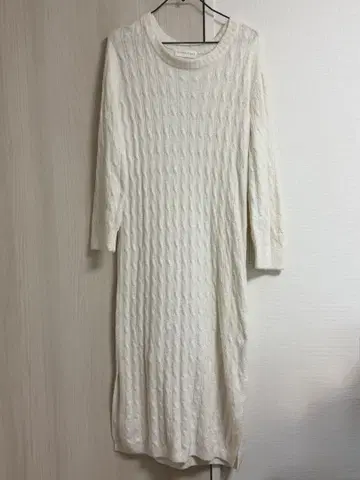 GELATO PIQUE 케이블 짜임 니트 원피스