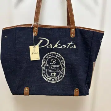Dakota 데님 토트백 네이비