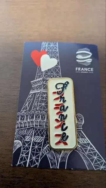 오사카 간사이 엑스포 프랑스 핀 배지